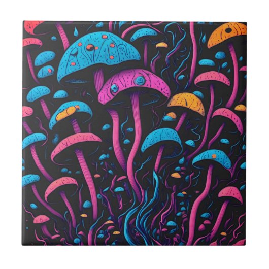 キノコ魔法 タイル (正面)