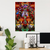 キノコ魔法 ポスター (ホームオフィス)