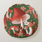 キノコ魔法 ラウンドクッション (正面)