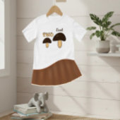 キノコ2つ ベビーTシャツ