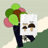 キノコ2つ ベビーTシャツ
