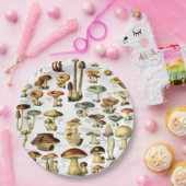 キノコ4 ペーパープレート (パーティー)