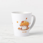 キノコ カフェラテマグ (右アングル)