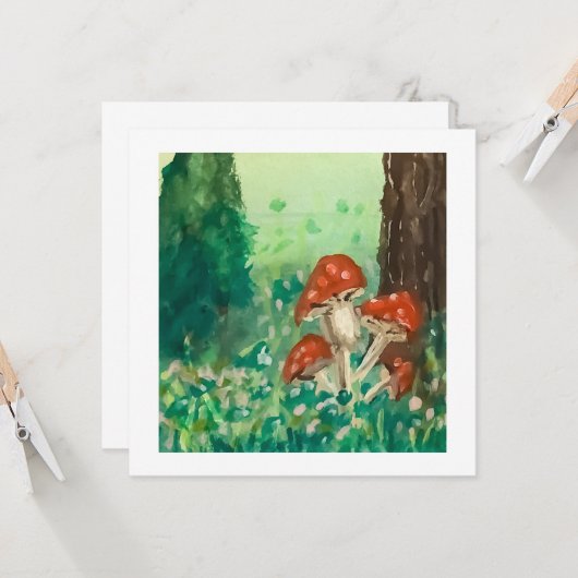 キノコ カード (正面/裏面インサイチュ)