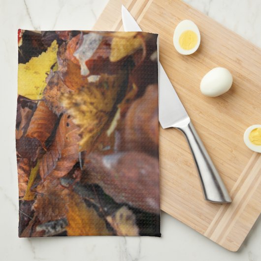 キノコ キッチンタオル (四つ折り)