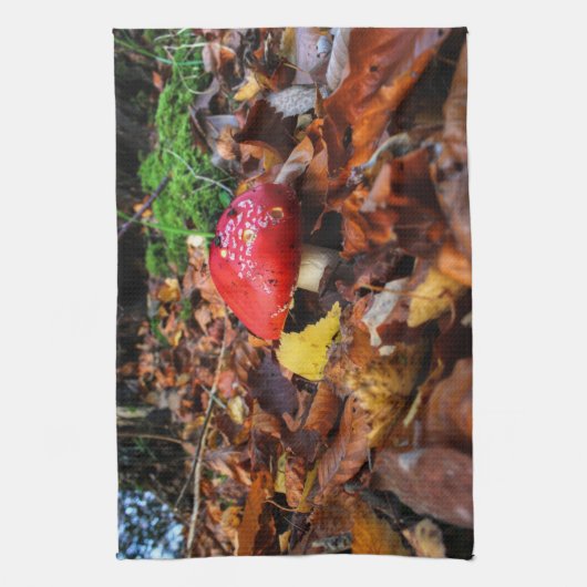 キノコ キッチンタオル (縦)