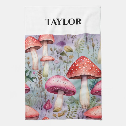 キノコ キッチンタオル (縦)