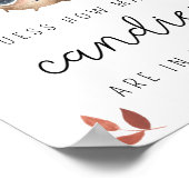 キノコ – キャンディーの赤ちゃんシャワーゲームの数 ポスター (角)