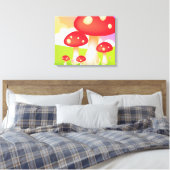 キノコ キャンバスプリント (インサイチュ (寝室))