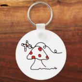 キノコ キーホルダー (正面)