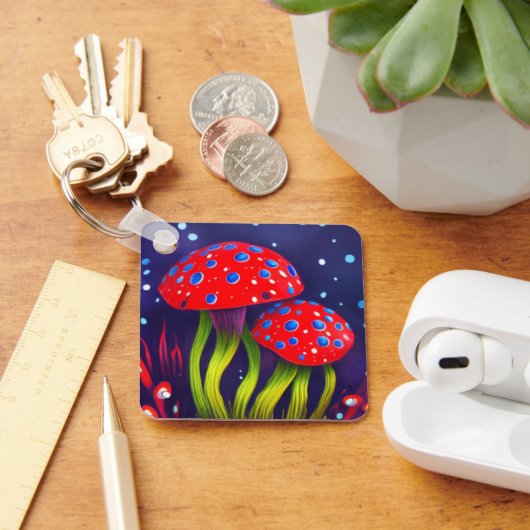 キノコ キーホルダー (デスク)