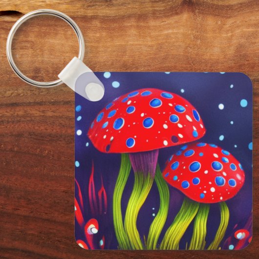キノコ キーホルダー (正面)