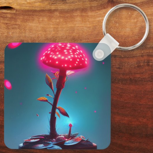 キノコ キーホルダー (裏面)