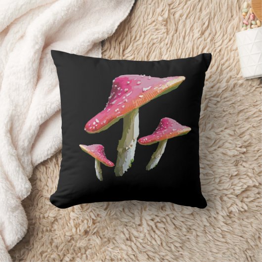 キノコ クッション (ブランケット)