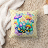 キノコ クッション (ブランケット)