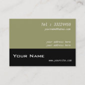 キノコ,ツタ,石 名刺 (裏面)