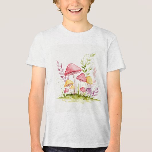 キノコ トライブレンドTシャツ (正面)