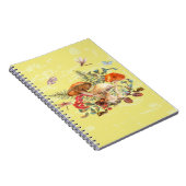 キノコ、トンボ、蛾とカタツムリ ノートブック (右側)