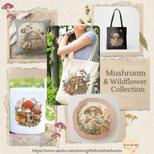 キノコ トートバッグ