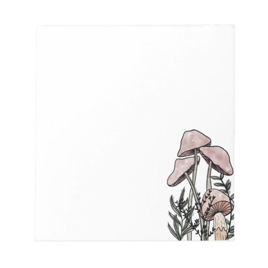キノコ ノートパッド (正面)
