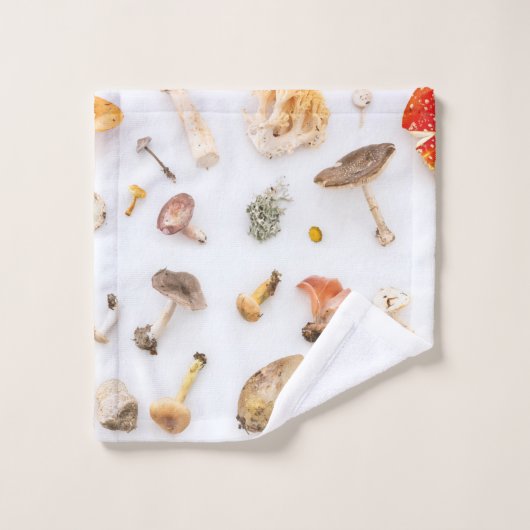 キノコ バスタオルセット (ウォッシュタオル)