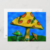 キノコ ポストカード (正面/裏面)