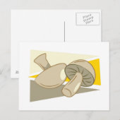 キノコ ポストカード (正面/裏面)