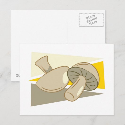 キノコ ポストカード (正面/裏面)