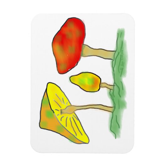 キノコ マグネット (縦)