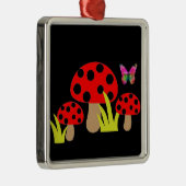 キノコ メタルオーナメント (右)