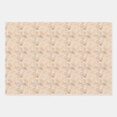 キノコ ラッピングペーパーシート (正面)