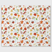 キノコ ラッピングペーパー (フラット)