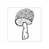 キノコ ラバースタンプ (インプリント)