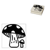 キノコ ラバースタンプ (押印)