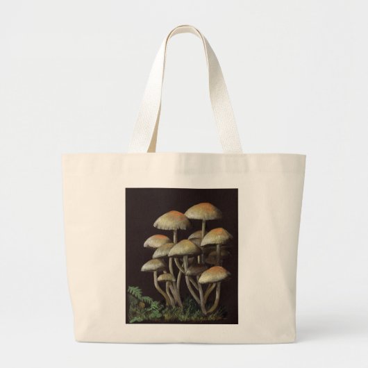 キノコ ラージトートバッグ (正面)