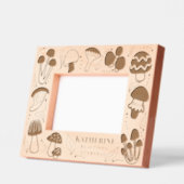 キノコ レーザー彫刻フレーム (左)