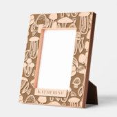 キノコ レーザー彫刻フレーム (左)