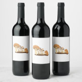 キノコ ワインラベル (ボトル)