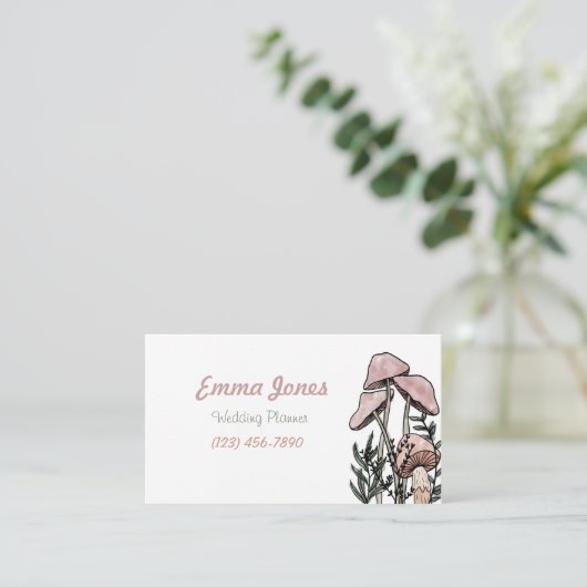 キノコ 名刺 (スタンド正面)