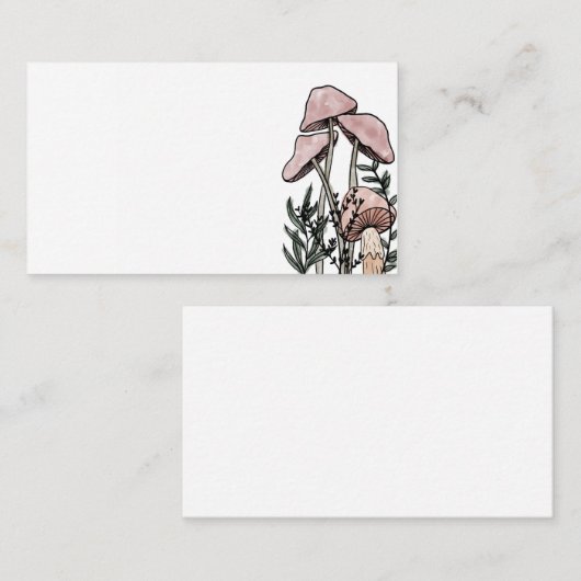キノコ 名刺 (正面/裏面)
