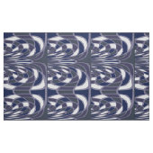 キノコ、抽象芸術 – 空 – ファブリック (ファットクウォーター)