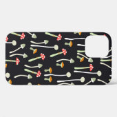 キノコ,秋,模様 Case-Mate iPhoneケース (裏面 (横))