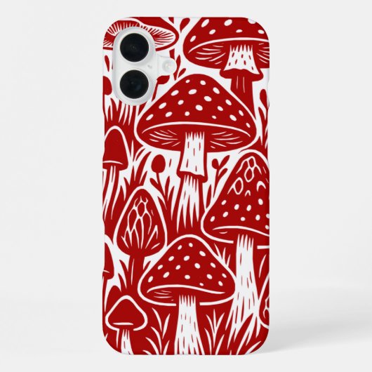 キノコ iPhoneケース (裏面)