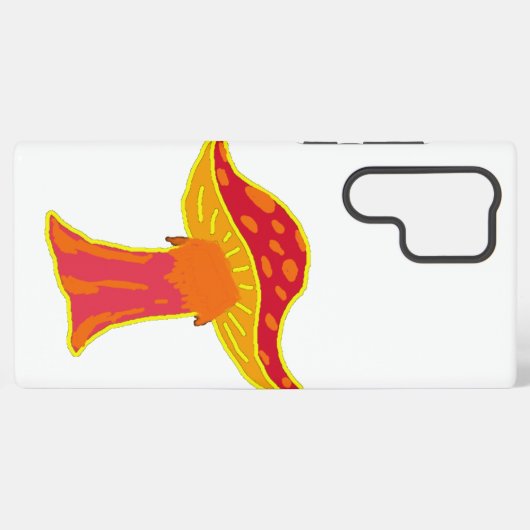 キノコ SAMSUNG GALAXYケース (裏面横)