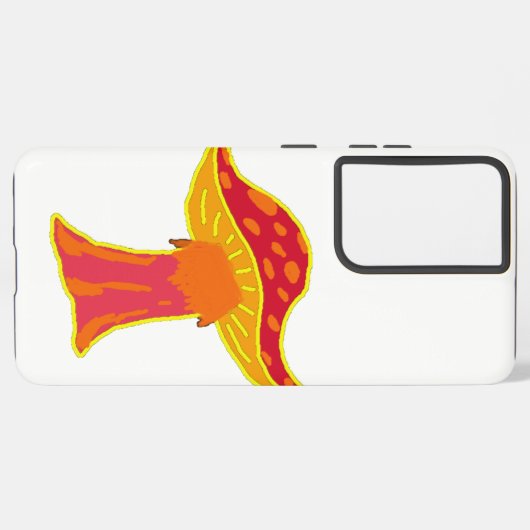 キノコ SAMSUNG GALAXYケース (左側面)