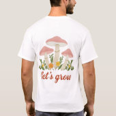 キノコ Tシャツ (裏面)