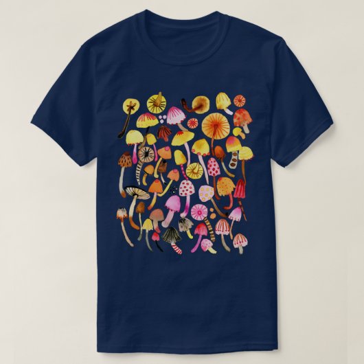 キノコ Tシャツ (デザイン正面)