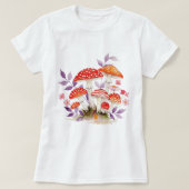 キノコ Tシャツ (デザイン正面)