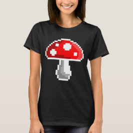 キノコTシャツ(黒) Tシャツ