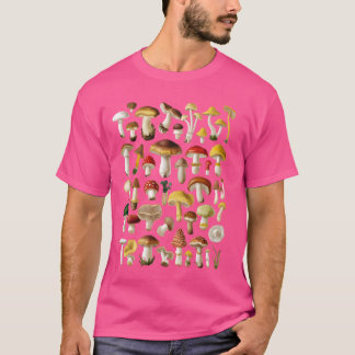 キノコWhisを形成するキノコTee菌学菌 Tシャツ